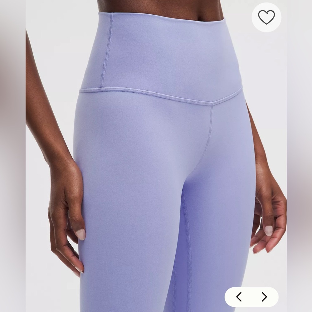 NWT $98 Lululemon Align™ High-Rise Pant 25" in Dusty Lilac Size 6 Leggings - Picture 5 of 10